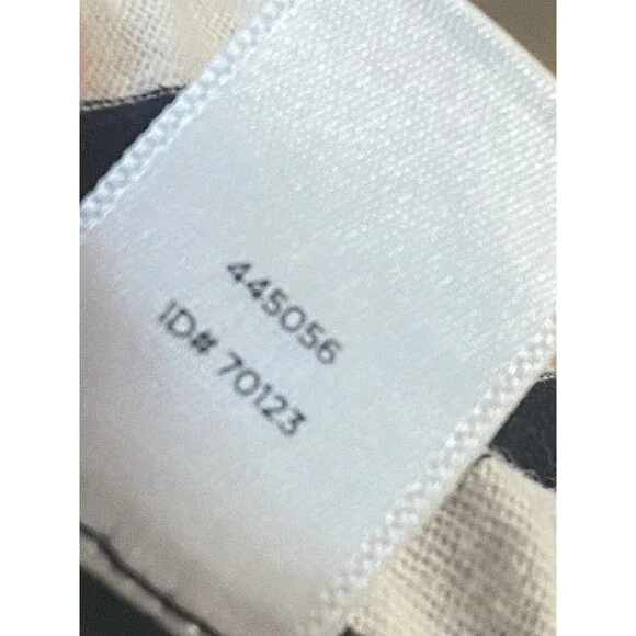 LOFT OUTLET - Striped T Shirt Cotton Medium Lace Cotton Poly blend - Picture 7 of 8